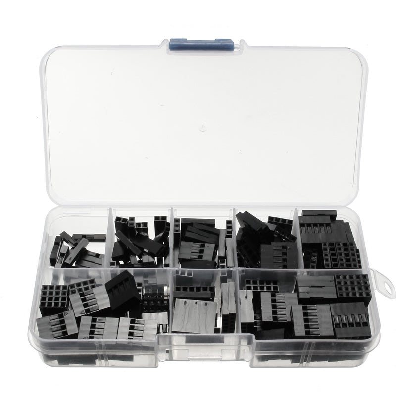 150pcs 2.54mm Plastic Dupont Jumper Wire Kit With Box 1P 2P 3P 4P 5P 6P 2*4P 2*5P Wire Plug Cable