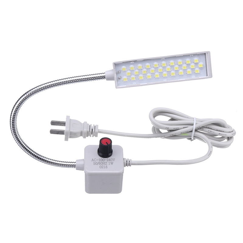 1W Super Bright 30 LED Sewing Machine Lamp Table Desk Work Light Magnetic Mounting Base AC110-220V