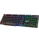 IMICE AK-600 104 Keys USB Wired Silicone Sutton Keyboard Three Color Backlit with 1.3m Cable Gaming Keyboard