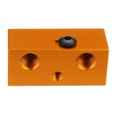 Double-Color Mixed Heating Block for V6 J-Head Extrusion 3D Printer Part