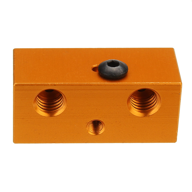 Double-Color Mixed Heating Block for V6 J-Head Extrusion 3D Printer Part