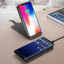 Essager 10W Foldable Fast Charging Wireless Charger Pad Phone Holder For iPhone X XR XS Max Xiaomi Mi8 Mi9 Pocophone S9 S10 S10+