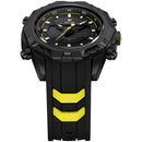 WEIDE 6406 Dual Display Digital Watch Calendar Alarm Luminous Watch Black Case Men Sport Watch