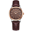OCHSTIN LQ022-A Casual Style Female Wrist Watch Waterproof Leather Band Quartz Movement Watch