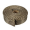 4.5m x 25mm Titanium Header Exhaust Heat Wrap Tape Protection with Stainless Steel Zip Ties