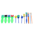 30 PCS Children's Painting Tools Sponge Brush Seal EVA Creative Graffiti Early Education DIY Art Supplies Toys