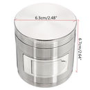 Multi Functional 63MM 2.48 Inch 4 layers CNC ZINC ALLOY Metal Herb Grinder Crusher Smoke Grinder