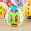 Baby Ring Baby Early Education Bell Baby Soft Glue Six Color Hand Ball Hand Shake Bell Toys