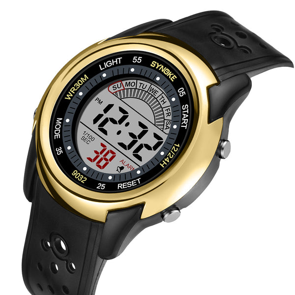 SYNOKE 9032 3ATM Waterproof Sport Digital Watch Calendar Alarm Student Outdoor Watch