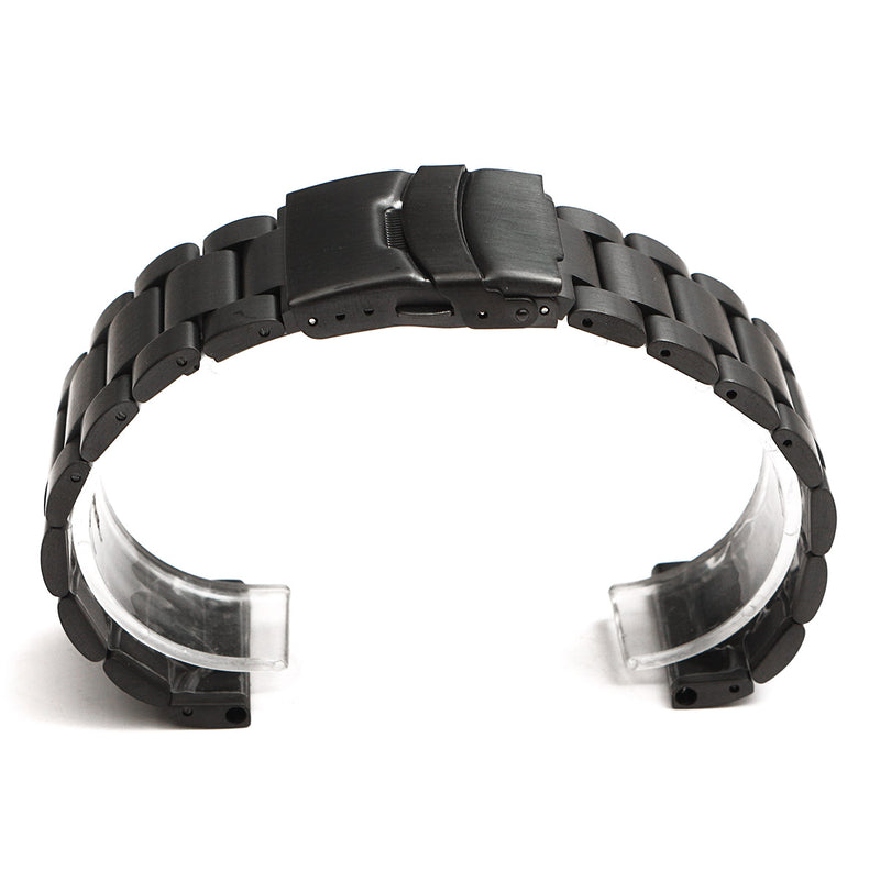 Black Metal Stainless Steel Watch Wrist Band Strap for Garmin Fenix 3/HR