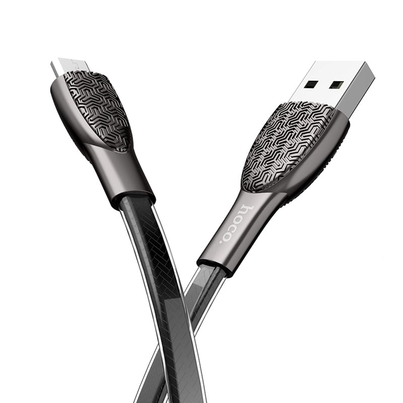 HOCO U52 Micro USB Charging Data Cable for Tablet Smartphone 1.2M