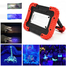 IPRee 30W 365nm COB Work Light 2 Modes UV Light+3 Modes Spotlight Floodlight Camping Emergency Lantern