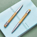 Aluminum Olive Wood Rotary Signing Pen with 0.5mm ADMOK SWISS Ink from XIAOMI YOUPIN