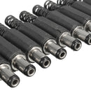 Excellway JP02 10Pcs 5.5x2.1mm DC Power Male Solder Barrel Tip Plug Jack Connector