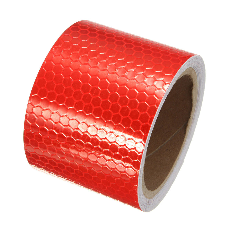3M Red White Reflective Tape Night Safety Warning Conspicuity Tape Film Sticker