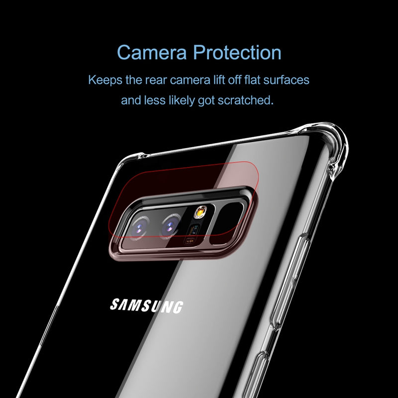 Bakeey Air Cushion Corners Clear Shockproof Soft TPU Case For Samsung Galaxy Note 8