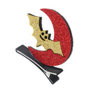 Halloween Party Hairpin Bats Pumpkin Skull Headdress Hair Accessories Holiday Gift for Kid