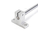 Machifit 13pcs 500mm CNC Parts Optical Axis Guide Bearing Housings Aluminum Rail Shaft Support Screws Set