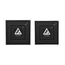 310x310x0.5mm Black Frosted Heated Bed Sticker Build Plate Tape 1:1 With Wire Frame For 3D Printer