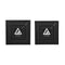 310x310x0.5mm Black Frosted Heated Bed Sticker Build Plate Tape 1:1 With Wire Frame For 3D Printer