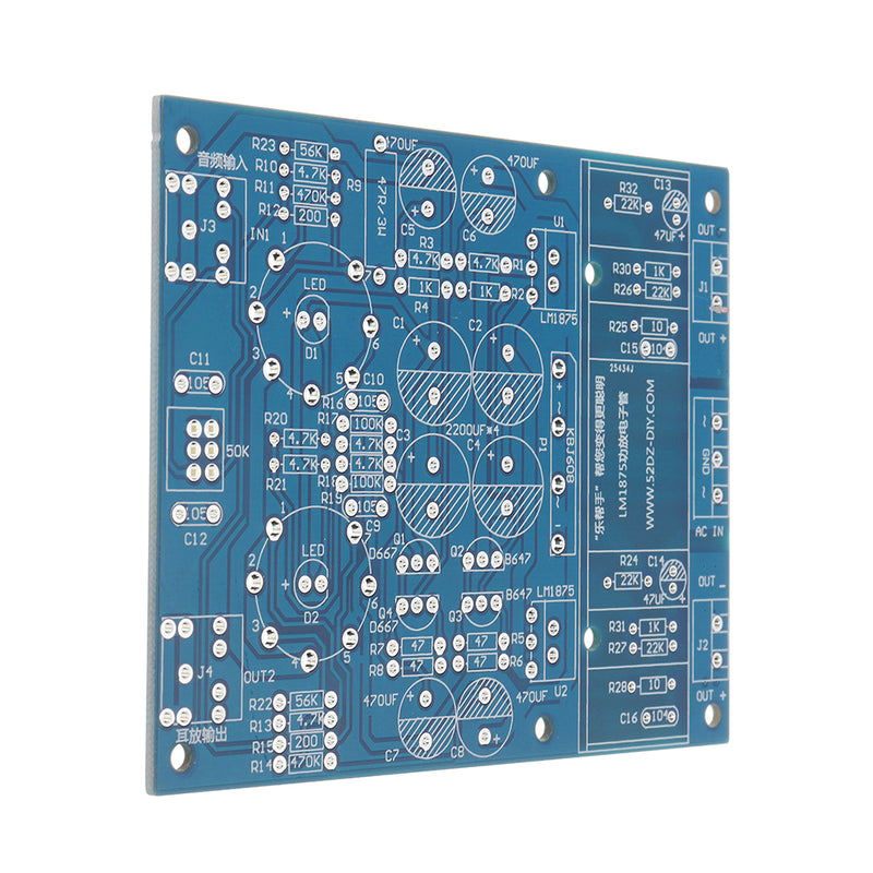 Loose Parts DIY Hifi 6j1 Electron Tube Front Pushing Lm1875t Tube Power Digital Amplifier Board