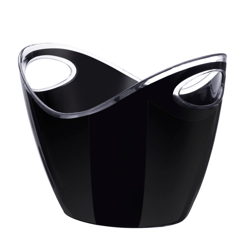 4L Plastic Transparent Garden Super Large Ice Bucket Bar