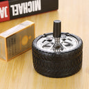 Universal Durable Portable Car Ashtray Car Interiors Fashion Wheel Style Ashtray