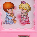 Girls Pink Ballerina Kids Musical Box Jewelry & Trinket Mirror + Photo Holder
