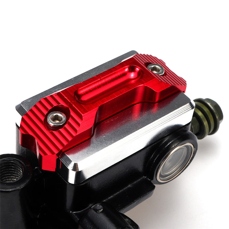 7/8" Motorcycle Master Cylinder Hydraulic Brake Pump Clutch Handlebar Lever Reservoir Set