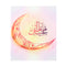 Unframed Print Painting Moon Picture Home Bedroom Wall Sticker Art Decor