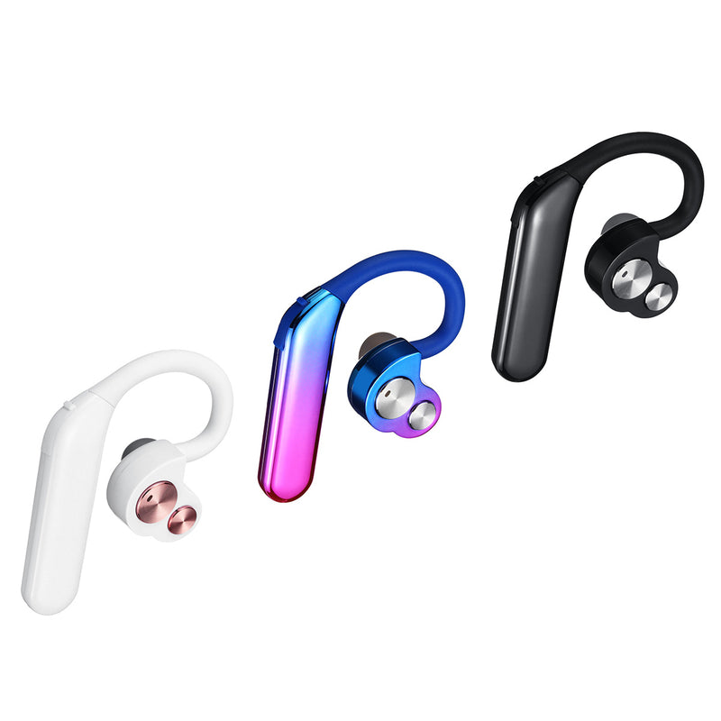 [True Wireless] bluetooth 5.0 TWS Earbuds Binaural Stereo IPX7 Waterproof Noise Reduction Handsfree Dual Dynamic Earphone With Mic
