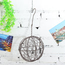 Hanging Planters Flower Pot Iron Iron Wire Succulent Pot Wall Succulent Planters Rustic Plant Holder Decorations