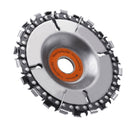 4 Inch Grinder Disc with Chain 22 Tooth Fine Cut Chain Wood Carving Disc