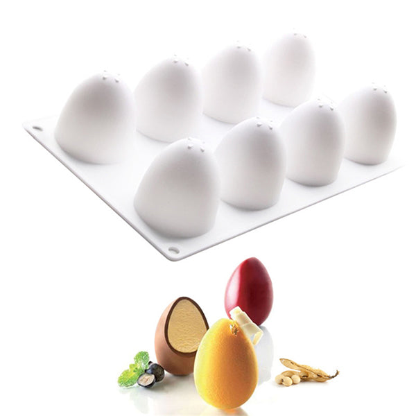 3D Easter Eggs Silicone Baking Mold Bakeware French Dessert Mousse Cake Baking Mold