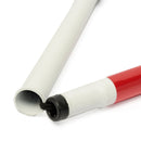 IPRee 46inch 4 Sections Folding Blind Guide Cane Aluminum Walking Climbing Sticks Wrist Strap Reflector