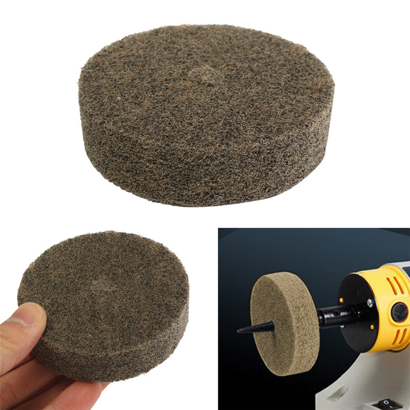 3 Inch 75mm Nylon Fiber Polisher Buffing Pad Wheel Polishing Wheel Grey