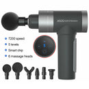 6000MAh USB LED Electric Percussion Massager 6800r/min / 7200r/min Handheld Therapy Device For Relaxing Shock Vibration Deep Muscles Electric Massager