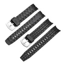 Black PU Strap Replacement Watch Band for Edifice EF-550 EF-523