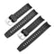 Black PU Strap Replacement Watch Band for Edifice EF-550 EF-523
