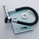 BOiROO Bathroom Basin Sink Faucet 360 Degree Rotatable Spout Single Handle Single Cold Tap Wall Mounted