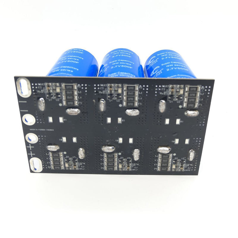 Super Farad Capacitor Automotive Electronic Rectifier 16v83f 2.7v500f Large Capacity Capacitor With Protection Board Double Row