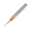 Drillpro 10pcs 0.7mm Carbide End Mill Cutter Titanium Coated Engraving Milling Cutter