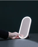 MUID  Cosmetic Bag Dressing Case Portable Travel Dresser Cosmetic Mirror Lamp Fixing Makeup Lipstick Skin Care Product Storage Box Basket