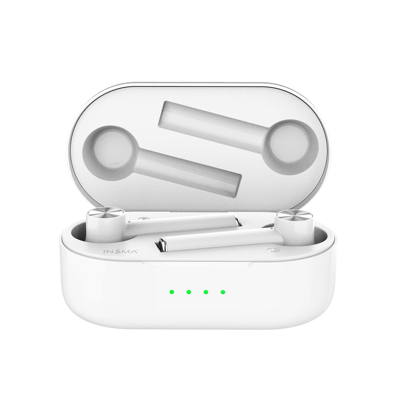 INSMA AirBuds 2 bluetooth 5.0 TWS Stereo Waterproof In-ear Earphone Built-in Mic Support Wireless Charging