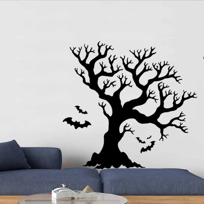 Miico FX3016 Halloween Sticker Cartoon Sticker Tree Branch Pattern Removable Wall Sticker For Room Decoration