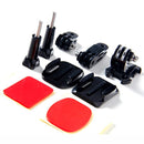 Helmet Accessories Set J Hook BucklE Mount Basic Adapter Screw with 3M Sticker for Gopro Hero 5 4 3