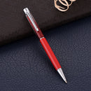 X079 1 Piece Metal 1.0mm Diamond Ballpoint Pen Crystal Color Quick Sand Smooth Writing Pens for Office School Supplies Stationery