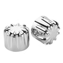 CNC Front Axle Nut Bolt Cover For Harley Touring Softail FLHT CVO