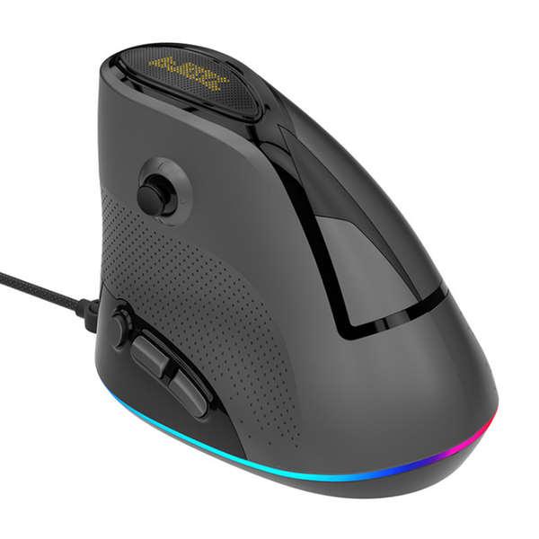 Ajazz AJ307 4800DPI USB Wired 7 keys Vertical Mouse Gaming Mouse RGB Backlit  Ergonomic Design