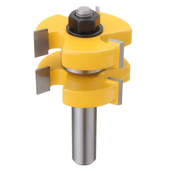 2pcs 1/2 Inch Shank Tongue and Groove Router Bit Set Woodworking Cutter Tenon Cutter